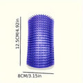 Corner Brush Comb Massager para gato, Arch Plastic Scratcher, Remove o cabelo, Grooming com Catnip, Self Cleaning Supply