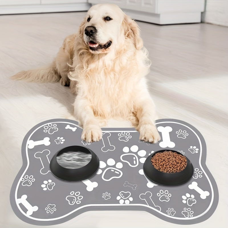 Tapete de Alimentação de Cão Absorvente de Diatomita - Antiderrapante, Resistente a Arranhões, Rápido Secagem - Fácil de Limpar, Protege os Pisos - Ideal para Uso Diário