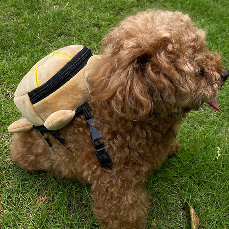 Mochila para animais de estimação em formato de tartaruga