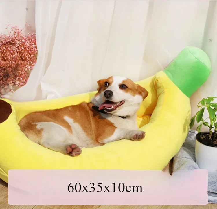 Cama portátil Banana para Cães e Gatos