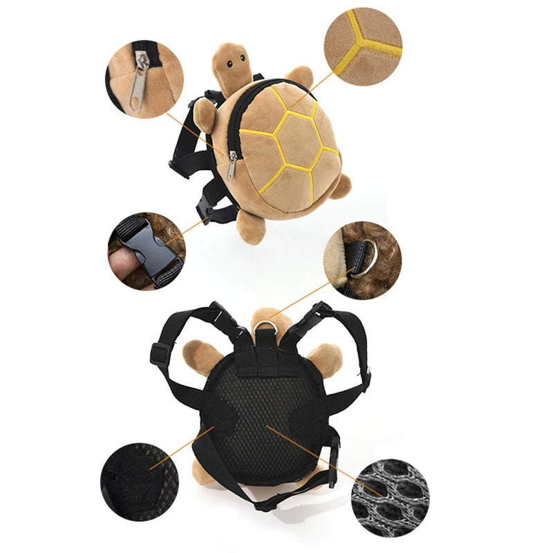 Mochila para animais de estimação em formato de tartaruga