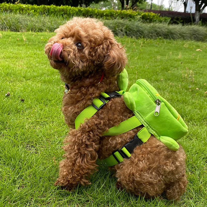 Mochila para animais de estimação em formato de tartaruga