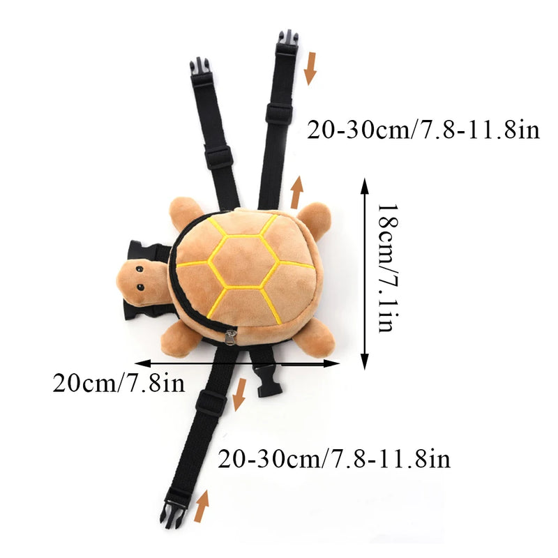 Mochila para animais de estimação em formato de tartaruga