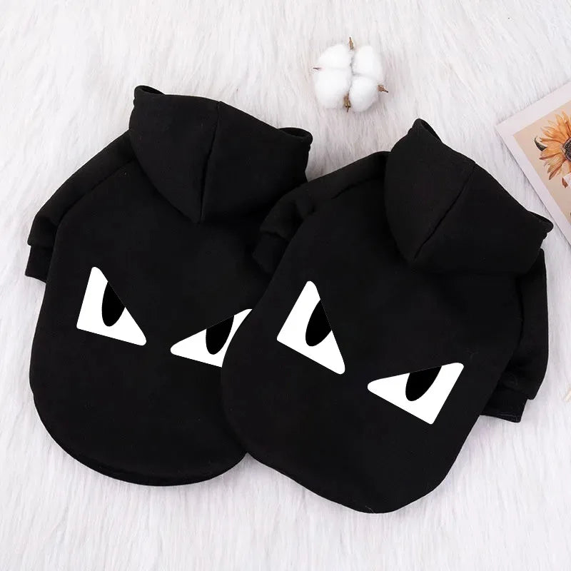 Roupas para cães designer de moda impresso moletom com capuz para cães outono inverno ao ar livre grande casaco para animais de estimação para labrador buldogue francês