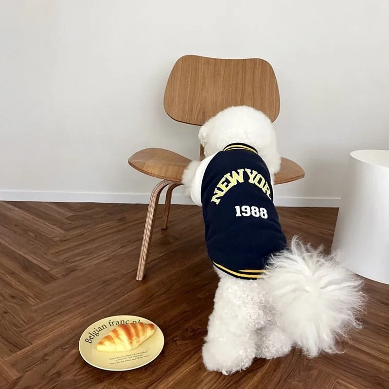 Roupas de beisebol para cachorros e gatos