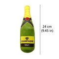 Brinquedos engraçados do cão do luxuoso, Garrafa de cerveja em forma, Squeak Sound, Limpar os dentes mastigar brinquedo, Pet Interactive Playing Supplies, Pequenos e grandes cães