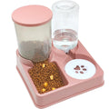 Conjunto automático de distribuidor de água com alimentador para gatos 2 em 1