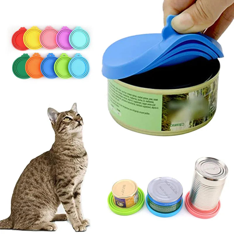 2 pçs/set reutilizável para armazenar comida de animais de estimação