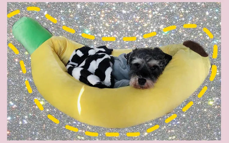Cama portátil Banana para Cães e Gatos