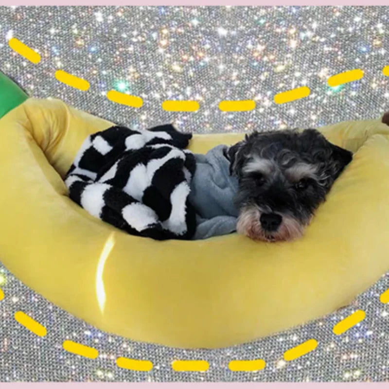 Cama portátil Banana para Cães e Gatos