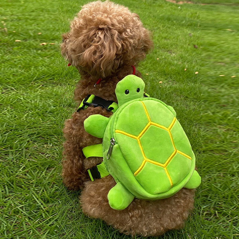 Mochila para animais de estimação em formato de tartaruga