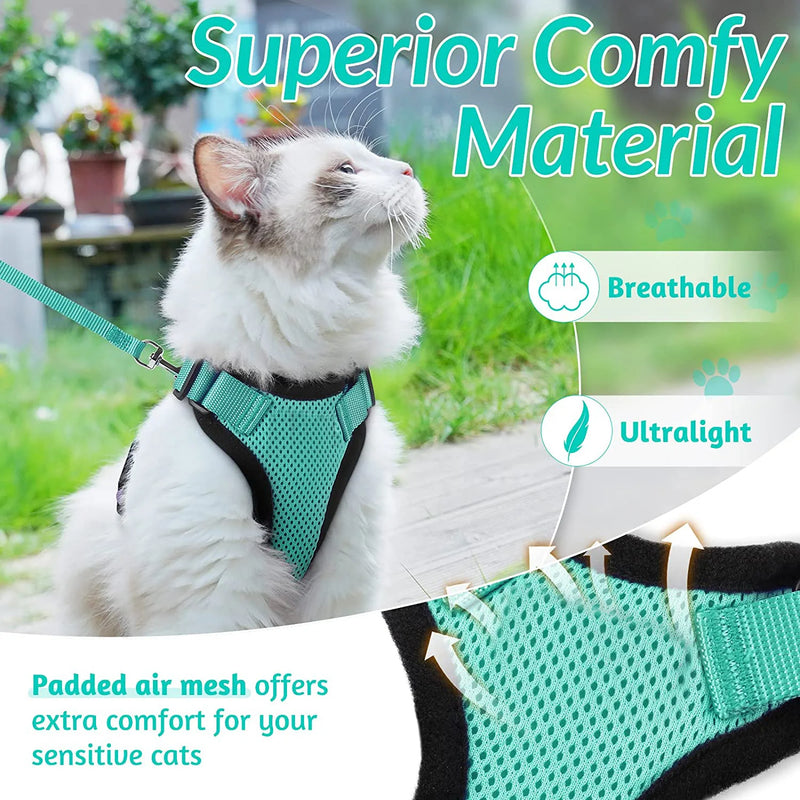 Guia de passeio para Gatos com peitoral