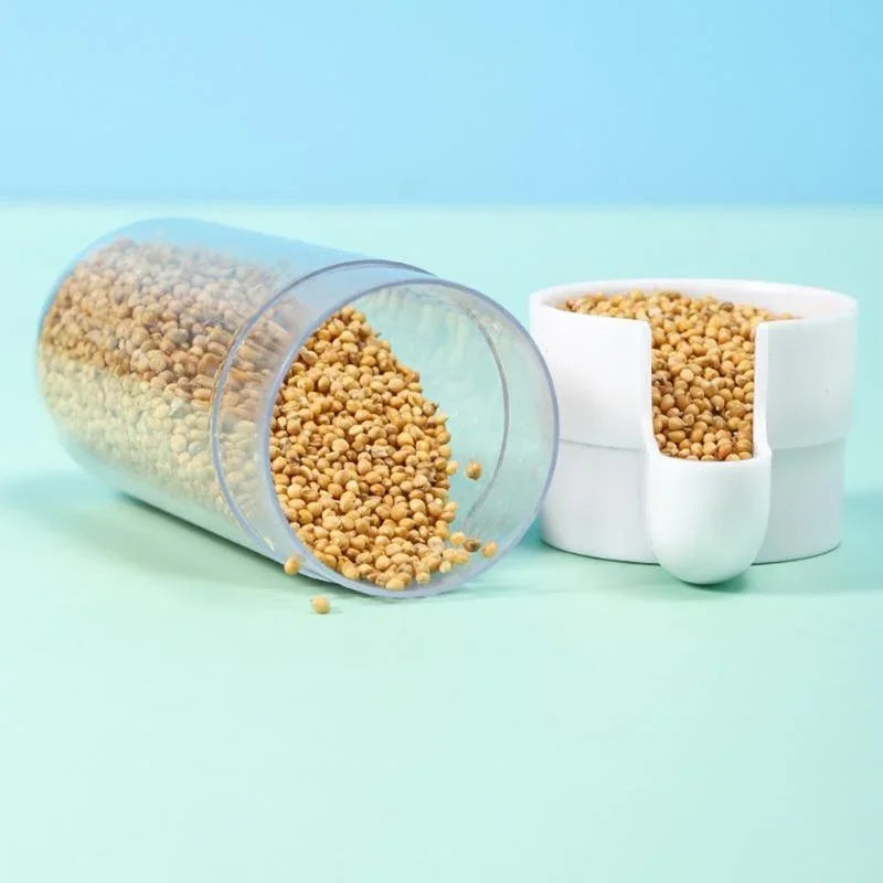 Dispensador de água e comida para pássaros