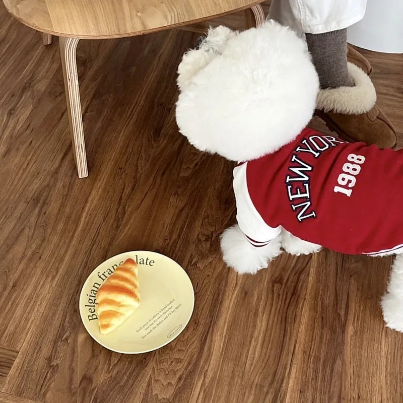 Roupas de beisebol para cachorros e gatos