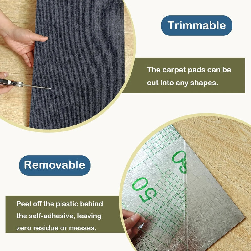 Anti gato scratch esteira aparável auto-adesivo tapete almofada gato pet scratcher móveis sofá canto interior protetor de parede